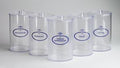 SET/5 PLASTIC SUNDRY JARS