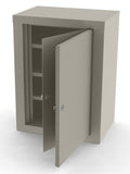 1/EA NARCOTIC LOCKER, DOUBLE DOOR,LOCK ON EACH DOOR,3 X ADJUSTABLE SHELVES, STEEL,COLOUR: ONYX