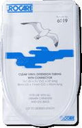 EA/1 CLEAR VINYL TUBING WITH CONNECTOR, SIZE 18IN LENGTH