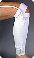 EA/1 URINARY FABRIC LEG BAG HOLDER FOR LOWER LEG, SIZE LARGE