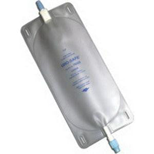EA/1 URO-SAFE DISPOSABLE VINYL LEG BAG WITH THUMB CLAMP, SIZE 32 OZ (LARGE)