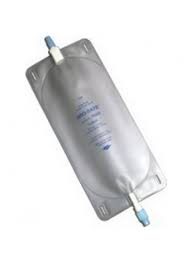 EA/1 URO-SAFE DISPOSABLE VINYL LEG BAG, TWIST DRAIN, LATEX STRAPS, W/ OPAQUE-WHITE BACK, 18OZ