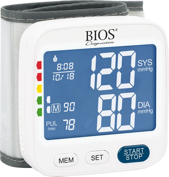 Blood Pressure Monitor Wrist - 1 Each