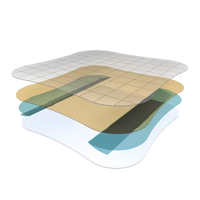 BX/30 COMFEEL PLUS ULCER DRESSING, SIZE 1 1/2IN X 2 1/2IN (4CM X 6CM)