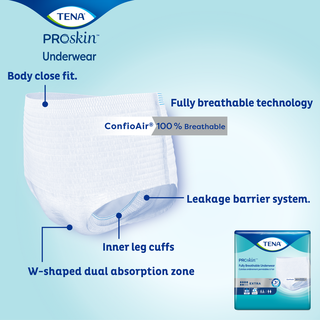 TENA ProSkin® Extra Protective Underwear, Extra Absorbency
