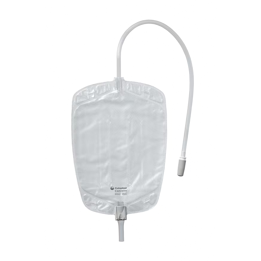 Conveen® Contour Leg Bag, Clamp Outlet, Straps, Non Sterile, 21oz (600ml) - 1 Each