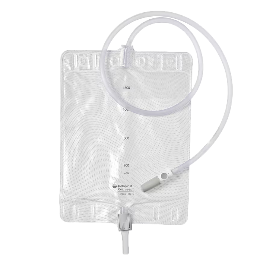 Conveen® Standard Day / Night Bag, Clamp Outlet, Non Sterile, 51oz (1500ml) - 1 Each