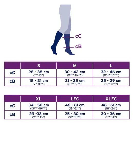 JOBST® ActiveWear Knee High Stockings 15-20 mmHg