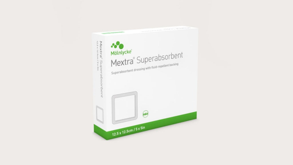 Mextra® Superabsorbent Wound Dressing, 22.5cm X 27.5cm - Box of 10