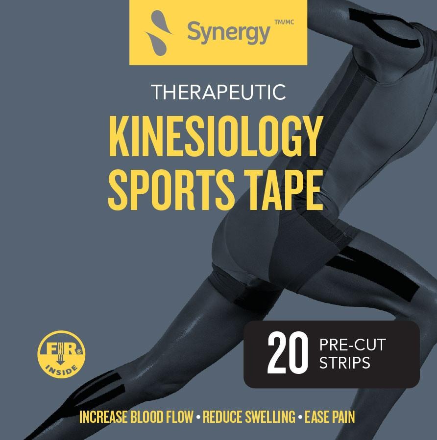 Synergy™ Therapeutic Kinesiology Sports Tape - Box of 20 (Non-returnable product)