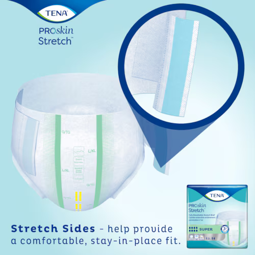 TENA ProSkin™ Stretch Super Incontinence Briefs | Fully Breathable