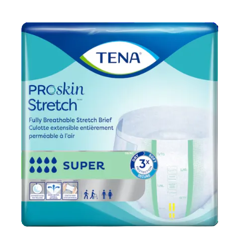 TENA ProSkin™ Stretch Super Incontinence Briefs | Fully Breathable